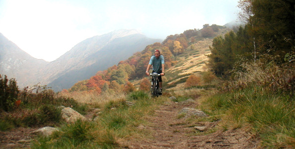 Discesa verso Pian Cavallone